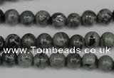 CNS400 15.5 inches 4mm round natural serpentine jasper beads