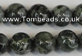 CNS403 15.5 inches 10mm round natural serpentine jasper beads