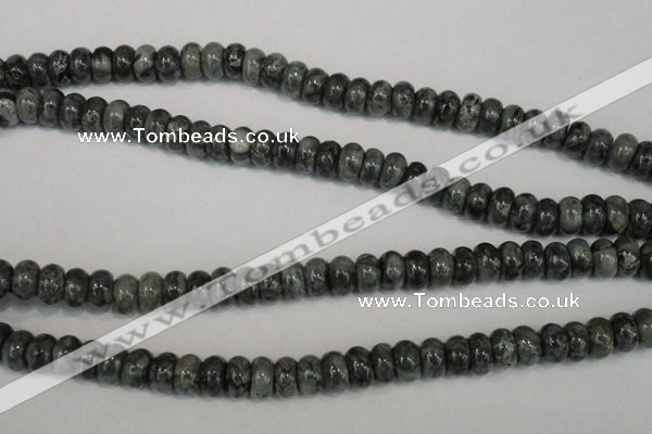 CNS412 15.5 inches 5*8mm rondelle natural serpentine jasper beads