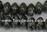 CNS415 15.5 inches 10*16mm rondelle natural serpentine jasper beads