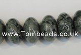 CNS416 15.5 inches 12*18mm rondelle natural serpentine jasper beads
