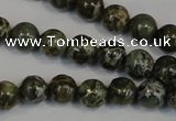 CNS501 15.5 inches 6mm round natural serpentine jasper beads