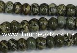 CNS510 15.5 inches 4*6mm rondelle natural serpentine jasper beads