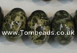 CNS517 15.5 inches 14*20mm rondelle natural serpentine jasper beads