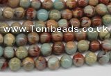 CNS61 15.5 inches 6mm round natural serpentine jasper beads