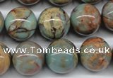 CNS67 15.5 inches 18mm round natural serpentine jasper beads