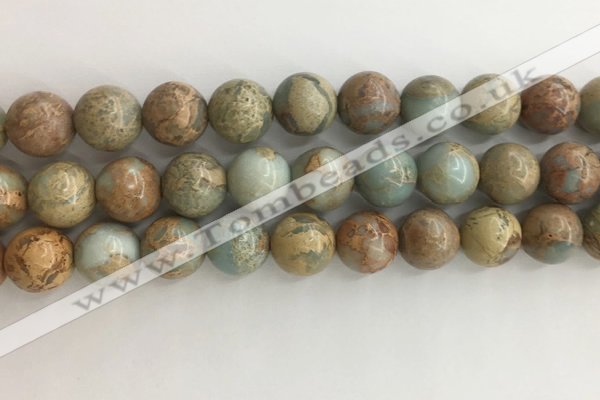 CNS704 15.5 inches 12mm round serpentine jasper beads wholesale