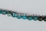 CNT02 16 inches 6mm round natural turquoise beads wholesale