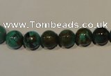 CNT104 15.5 inches 8mm round natural turquoise beads wholesale