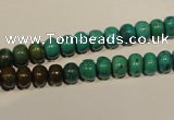 CNT111 15.5 inches 4*7mm rondelle natural turquoise beads wholesale