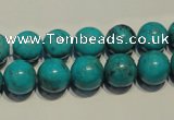 CNT148 15.5 inches 10mm round natural turquoise beads wholesale