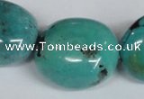 CNT15 16 inches 24-32mm nugget natural turquoise beads wholesale