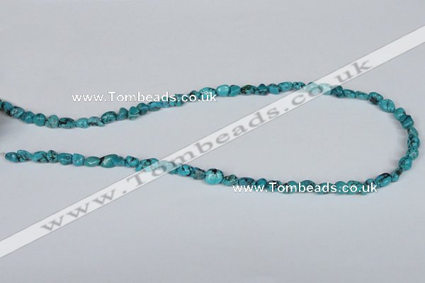 CNT17 16 inches natural turquoise chip beads wholesale