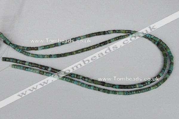 CNT19 16 inches 2-4mm heishi natural turquoise beads wholesale