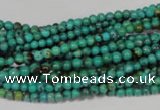 CNT203 15.5 inches 3mm round natural turquoise beads wholesale