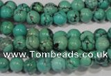 CNT206 15.5 inches 6mm round natural turquoise beads wholesale