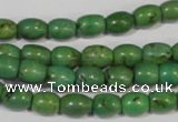 CNT214 15.5 inches 6*8mm drum natural turquoise beads wholesale