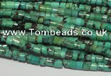 CNT216 15.5 inches 2.5*3mm heishi natural turquoise beads wholesale