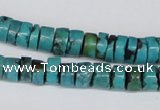 CNT23 16 inches 4-9mm heishi natural turquoise beads wholesale