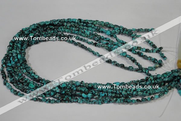 CNT240 15.5 inches 4*5mm - 5*8mm nuggets natural turquoise beads