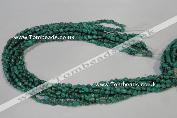 CNT241 15.5 inches 4*5mm - 5*8mm nuggets natural turquoise beads