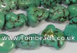 CNT244 15.5 inches 12*16mm - 15*20mm nuggets natural turquoise beads