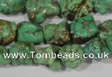 CNT246 15.5 inches 12*14mm - 14*16mm nuggets natural turquoise beads