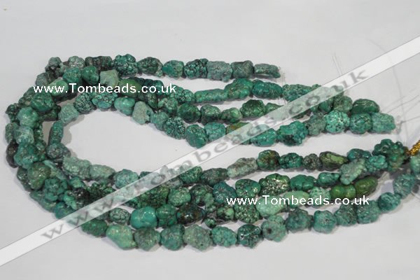 CNT247 15.5 inches 8*10mm - 13*18mm nuggets natural turquoise beads