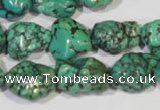 CNT248 15.5 inches 12*14mm - 15*18mm nuggets natural turquoise beads