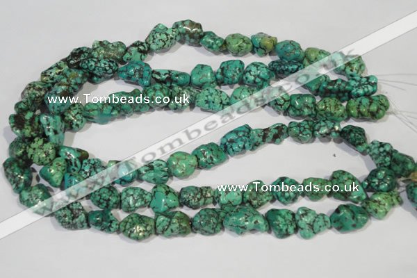 CNT248 15.5 inches 12*14mm - 15*18mm nuggets natural turquoise beads