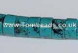 CNT26 16 inches 9*14mm wheel natural turquoise beads wholesale