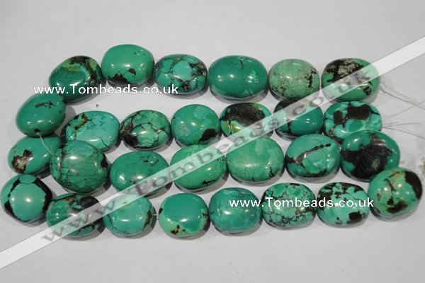 CNT269 15.5 inches 20*22mm - 26*30mm nuggets natural turquoise beads