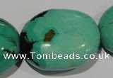 CNT270 15.5 inches 26*32mm - 30*40mm nuggets natural turquoise beads