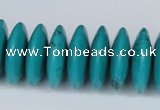 CNT28 16 inches 7*24mm rondelle natural turquoise beads wholesale