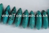 CNT29 16 inches 8*25mm rondelle natural turquoise beads wholesale