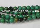 CNT351 15.5 inches 6mm round turquoise beads wholesale