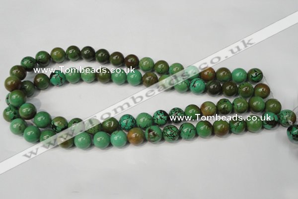 CNT354 15.5 inches 12mm round turquoise beads wholesale