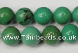 CNT355 15.5 inches 14mm round turquoise beads wholesale