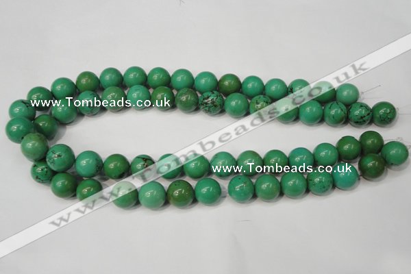 CNT355 15.5 inches 14mm round turquoise beads wholesale