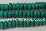 CNT363 15.5 inches 4*8mm rondelle turquoise beads wholesale