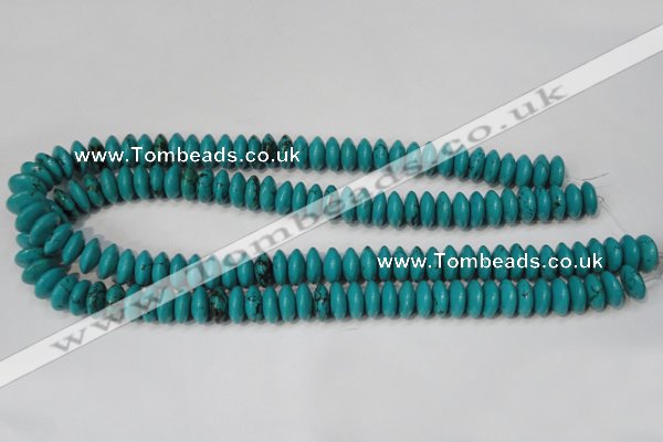 CNT364 15.5 inches 5*12mm rondelle turquoise beads wholesale