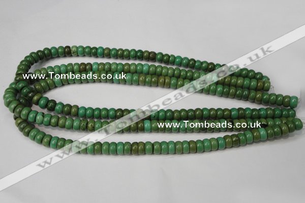 CNT365 15.5 inches 5*8mm rondelle turquoise beads wholesale