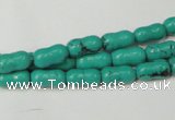 CNT372 15.5 inches 5*10mm bone turquoise beads wholesale