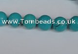 CNT40 16 inches 6mm round turquoise beads wholesale