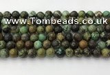 CNT411 15.5 inches 8mm round natural turquoise beads wholesale