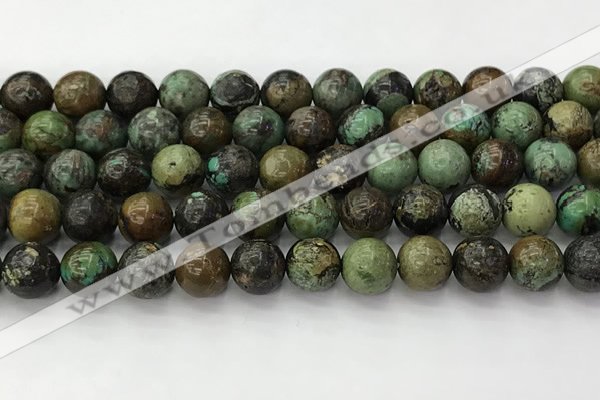 CNT412 15.5 inches 10mm round natural turquoise beads wholesale