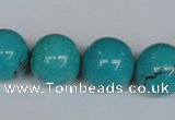 CNT46 16 inches 18mm round turquoise beads wholesale