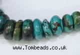 CNT500 15.5 inches 4*8mm - 8*18mm nuggets turquoise gemstone beads