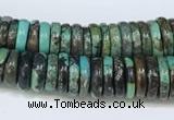 CNT504 15.5 inches 3*6mm - 4*10mm nuggets turquoise gemstone beads