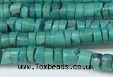 CNT530 15.5 inches 4mm - 4.5mm heishi turquoise gemstone beads